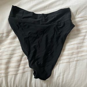 High waisted cheeky bikini bottoms